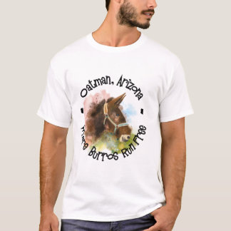 Oatman, Arizona, där Burros Springa är fritt T Shirt