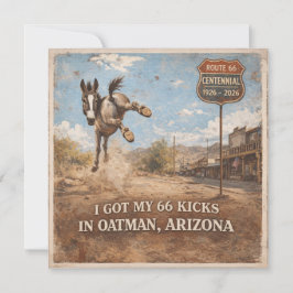 Oatman Arizona Ökenåsnestorlek Pappersvaror Inbjudningar
