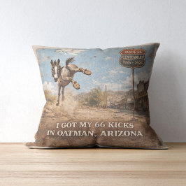 Oatman Arizona Vild Åsna Accent Dekor Kudde