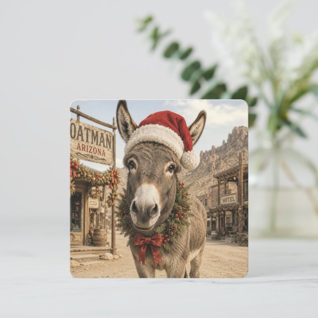 Oatman julhälsningar från åsna (Stående Fram)