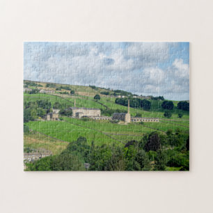 Oats Royd Mill - Historiskt landskap i Yorkshire Pussel