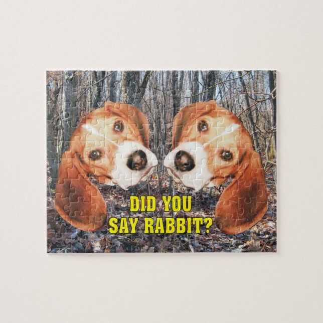 Oavbrutet tjata du något att säga? Beagle Pussel (Horisontell)