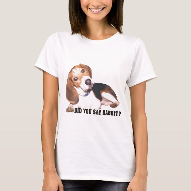 Oavbrutet tjata du något att säga? Beagle Tee Shirt (Framsida)