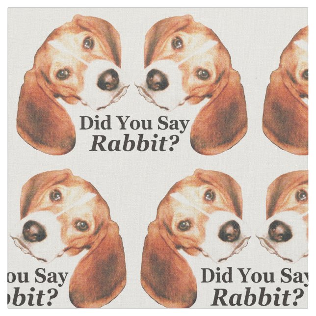 Oavbrutet tjata du något att säga? Beagletyg som Tyg (Närbild)