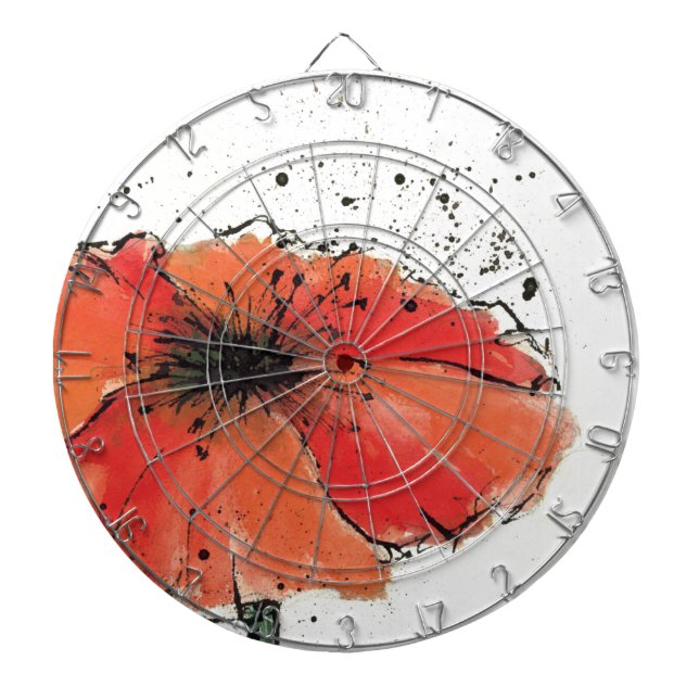 Oavkortad blom för blomma piltavla (Framsidan)