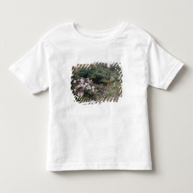 Oavkortad blom t shirt (Framsida)
