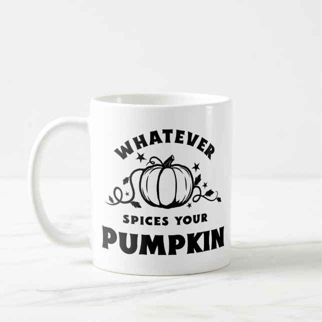 Oavsett Vad Som Kryddar Din Pumpa – Höstklassisk M Kaffemugg (Vänster)