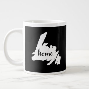 Oavsett var jag är hemma. jumbo mugg