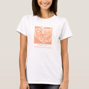 Oavsett var jag är hemma med min katt t shirt