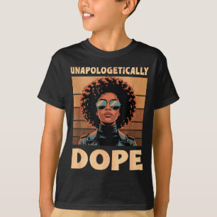 Oavskyldigt afro kvinna vintage 70-tal t shirt