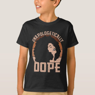 Oavskyldigt drog afro dam svart stolthet Melani T Shirt