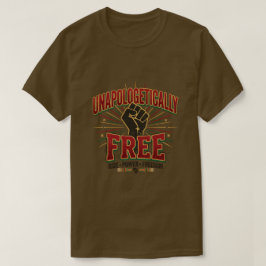Oavskyldigt fri Juneteenth-dagen T Shirt