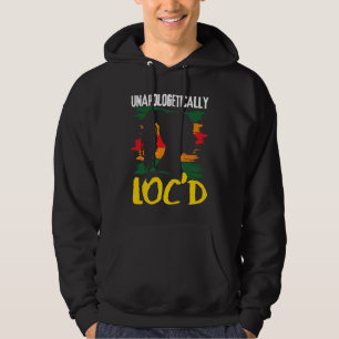 Oavskyldigt LOC'D Svarta historiemånaden Melanin Hoodie