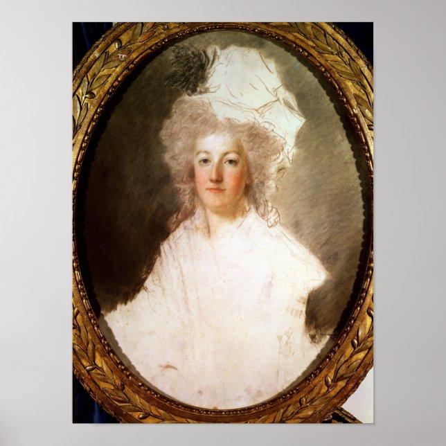 Oavslutad porträtt i Marie-Antoinette Poster (Framsidan)