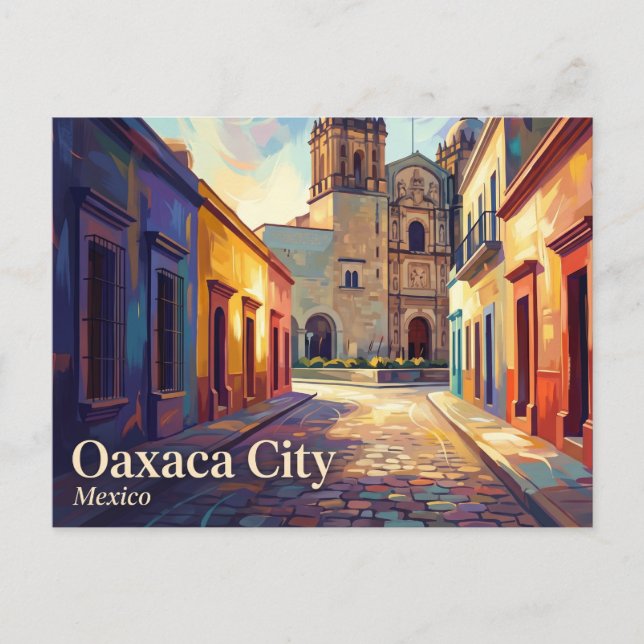 Oaxaca City Mexiko Vykort (Framsida)