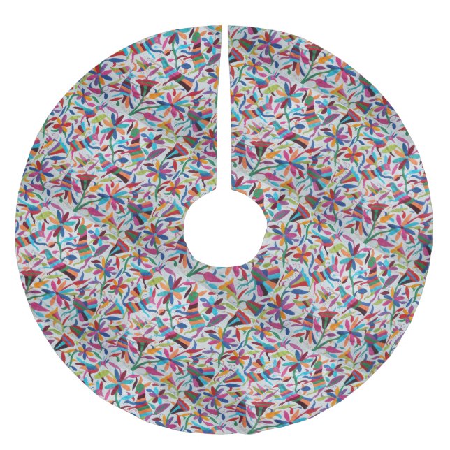 Oaxaca Mexico mexicanska Mayan latinamerikanska Julgransmatta Borstad Polyester (Framsidan)