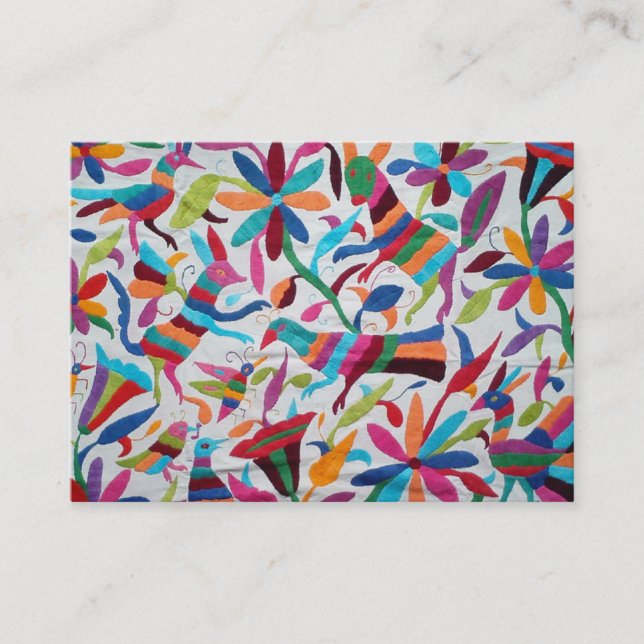 Oaxaca Mexico mexicanska Mayan latinamerikanska Visitkort (Framsida)