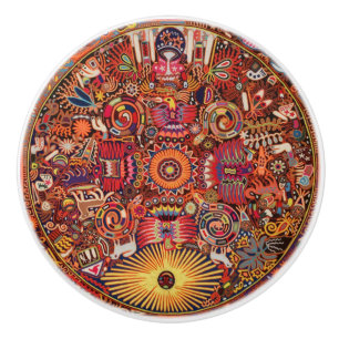 Oaxaca Mexico reser mexicansk Mayan stam- konst Knopp