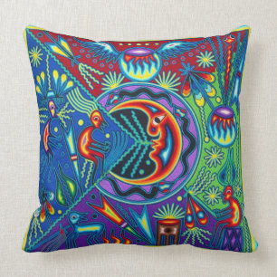 Oaxaca Mexico reser mexicansk Mayan stam- konst Kudde