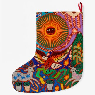 Oaxaca Mexico reser mexicansk Mayan stam- konst Stor Julstrumpa