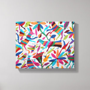 Oaxaca Mexikanska Mayan Hispanic Ethnic Boho Canvastryck