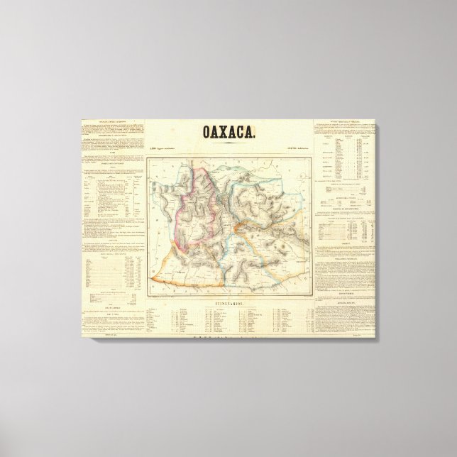 Oaxaca, Mexiko Canvastryck (Framsida)