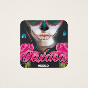 Oaxaca Mexiko Fyrkantigt Visitkort