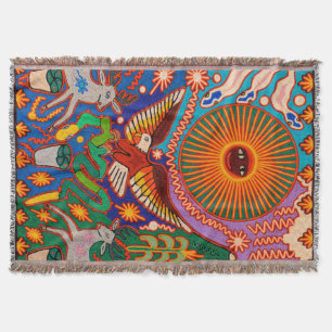 Oaxaca Mexiko Mexikanska Mayan Tribal Art Boho Tra Filt