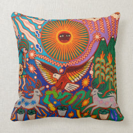 Oaxaca Mexiko Mexikanska Mayan Tribal Art Boho Tra Kudde