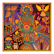 Oaxaca Mexiko Mexikanska Mayan Tribal Art Boho Tra