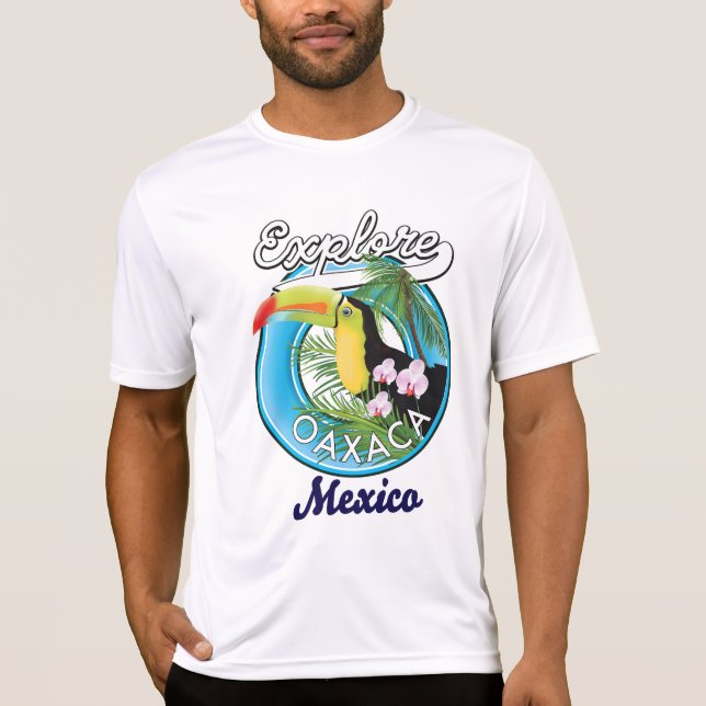 Oaxaca Mexiko reselogo T Shirt (Framsida)