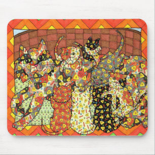 Oaxacan Cat och Kittens Musmatta