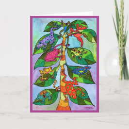 Oaxacan Frog Livets träd Kort