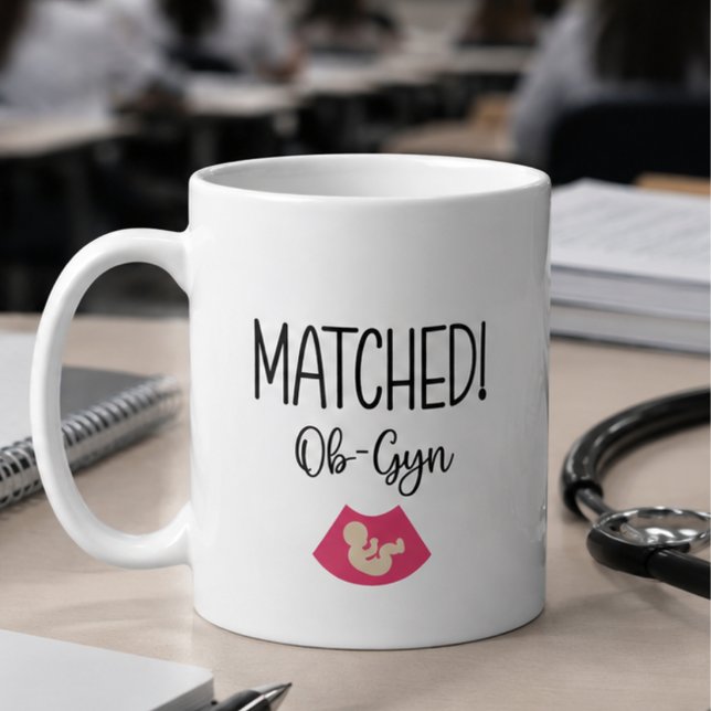 Ob-Gyn-matchningsdag Kaffemugg (Skapare uppladdad)