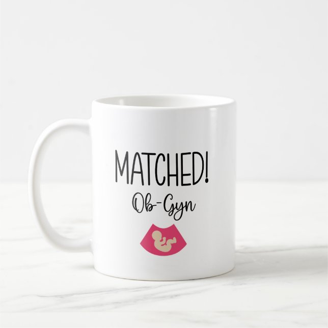 Ob-Gyn-matchningsdag Kaffemugg (Vänster)