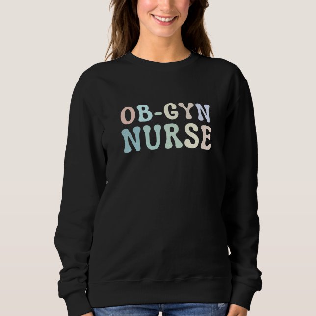 OB GYN Nurse Obstetrics Nurse Gynecology Nurse OB  T Shirt (Framsida)