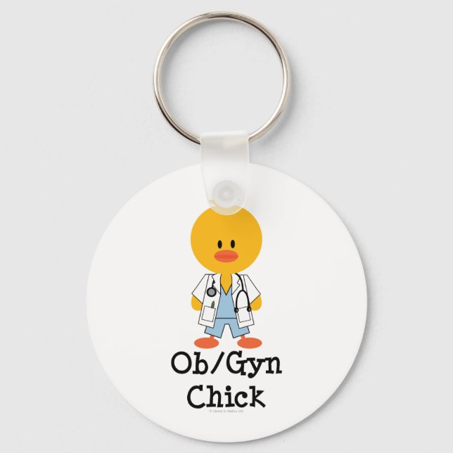 OB/GYN-nyckelkedja för Chick Nyckelring (Framsida)
