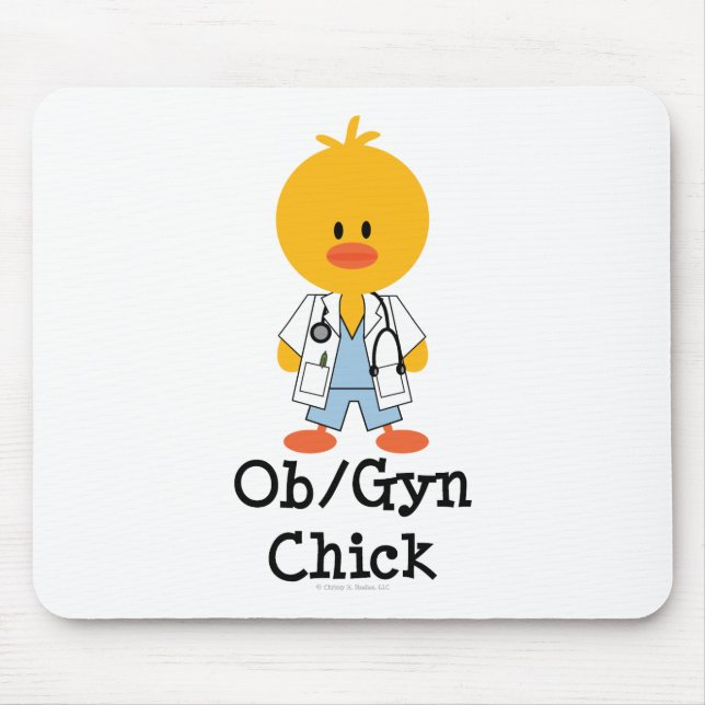 OB-/GYNchick Mousepad Musmatta (Framsidan)