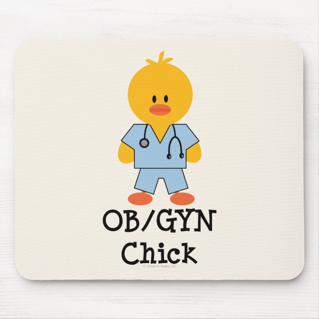 OB-/GYNchick Mousepad Musmatta (Framsidan)