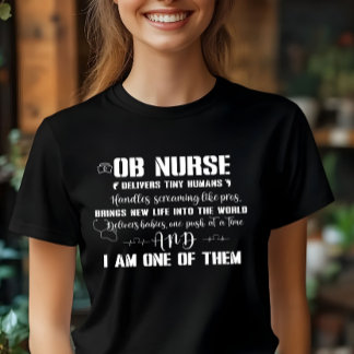 OB Nurse Carrier T Shirt