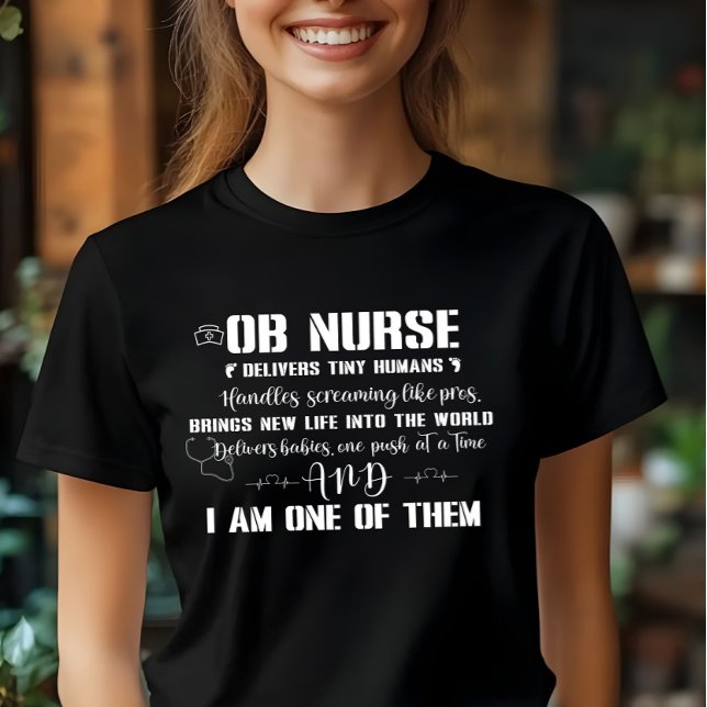 OB Nurse Carrier T Shirt (Skapare uppladdad)