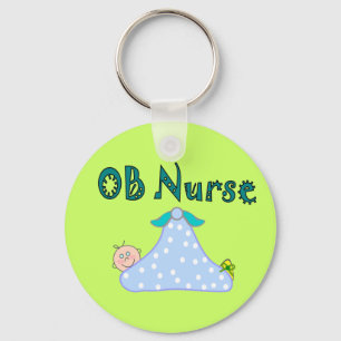 OB Nurse Gifts, Baby in Blanket—Adsible Nyckelring