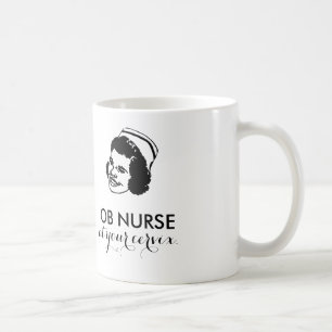 OB NURSE - vid din cervix! Kaffemugg