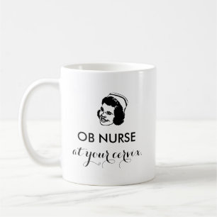 OB NURSE - vid din cervix! Kaffemugg