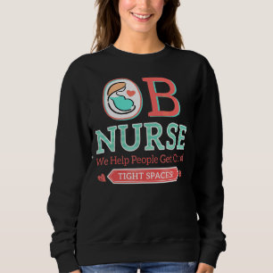 Ob Sjuksköterska Vi Hjälper Människor Ut Ur Svåra T Shirt