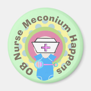 OB-sjuksköterskagåvor "Meconium händer ", Magnet