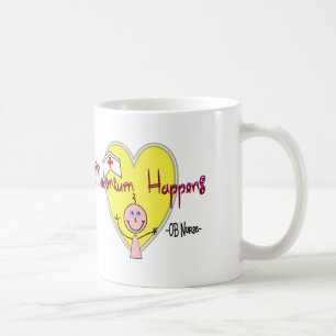 OB-sjuksköterskan "Meconium händer" superskojet Kaffemugg