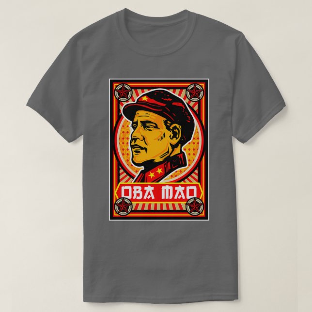 Oba Mao Propaganda Poster T Shirt (Design framsida)