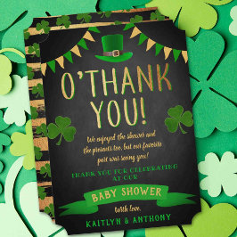 O'Baby St. Patrick's Day Baby Shower Tack Kort