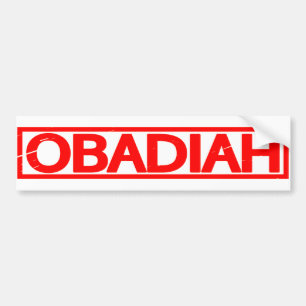 Obadiah Frimärke Bildekal